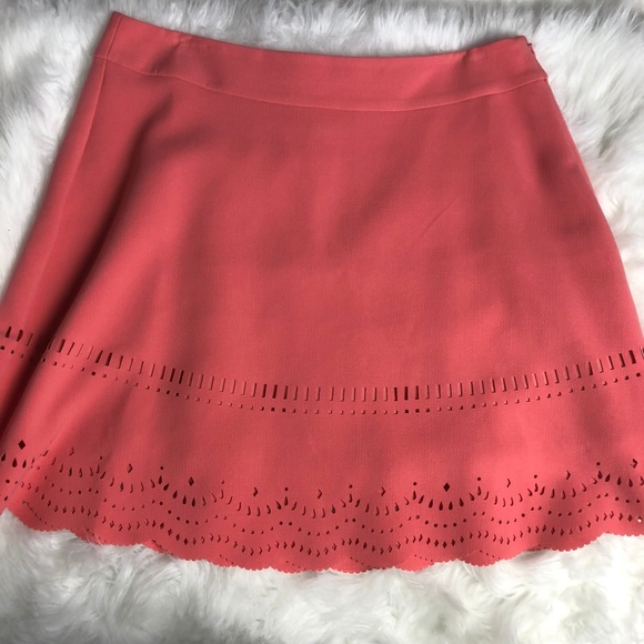 LOFT Dresses & Skirts - Loft Coral Skirt Lined